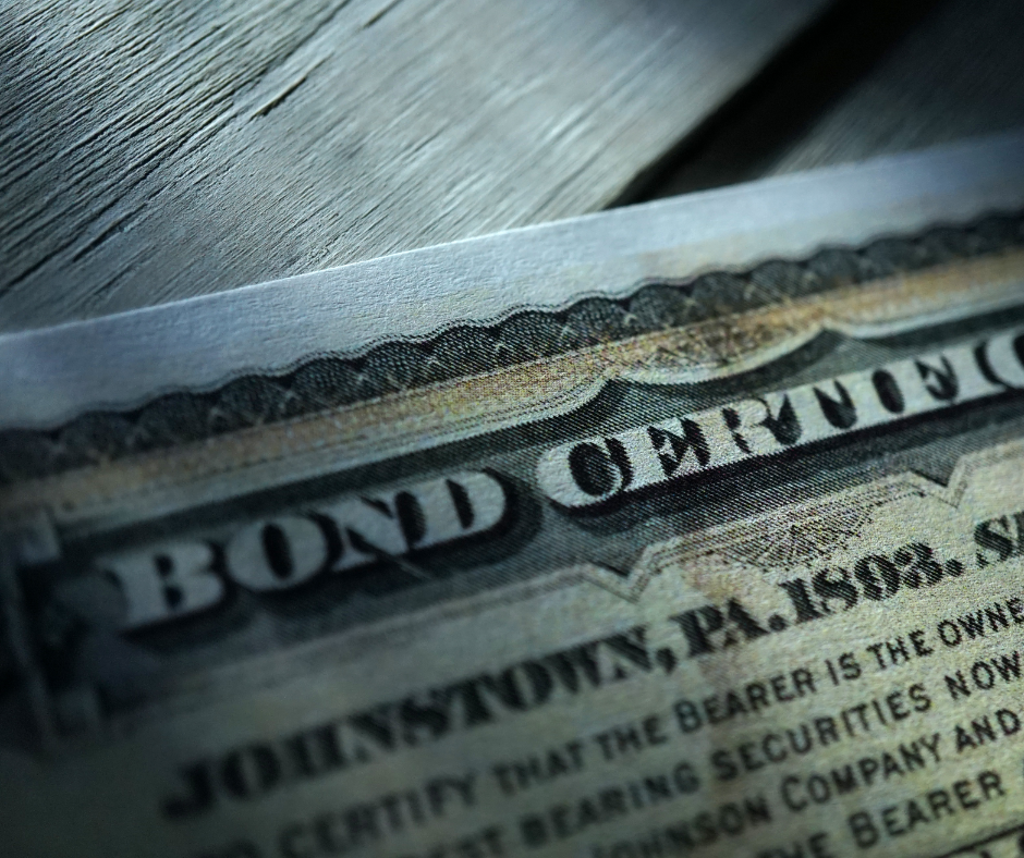 Bond certificate