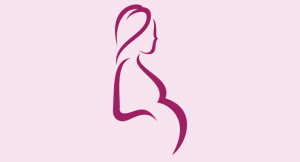 outline of a pregnant person